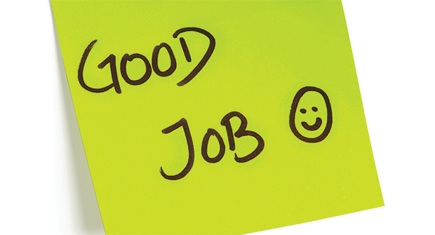 Good job note (Photo: iStock.com/Photoevent)