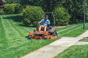 Man on Husqvarna ride-on (Photo: Husqvarna)