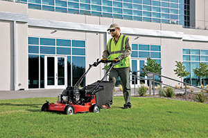 Contractor using Kubota walk-behind (Photo: Kubota)