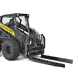 New Holland pallet forks with nursery sleeves (Photo: New Holland)