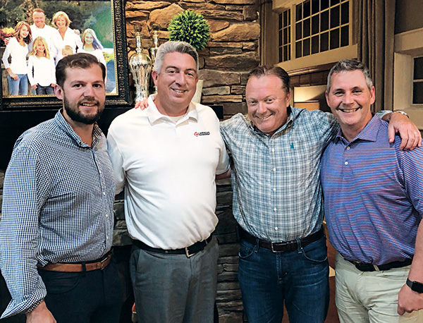 From left: Vince Torchia, Seth Jones, Marty Grunder, Bill Roddy (Photo: LM Staff)