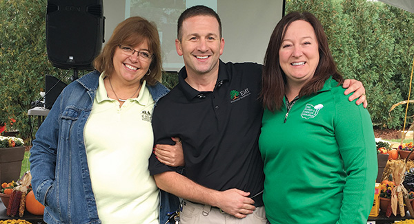 From left: Sandy Munley, Joe Lewis, Roni Petersen (Photo: LM Staff)