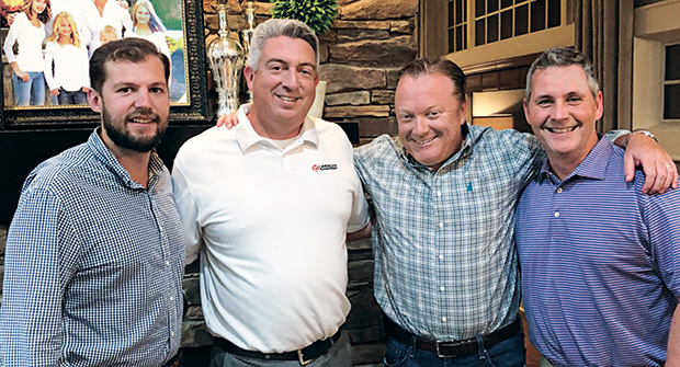 Vince Torchia, Seth Jones, Marty Grunder, Bill Roddy (Photo: LM Staff)