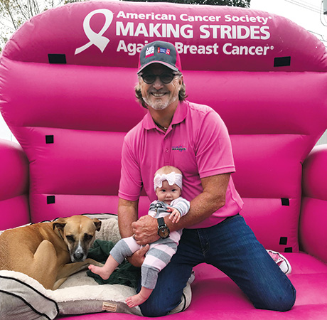 Troy Clogg at Real Men Wear Pink event (Photo: Troy Clogg)
