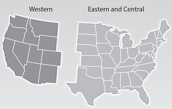 Map of U.S. (illustration: David Preiss)