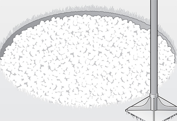 Perimeter of fire pit (illustration: David Preiss)