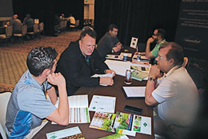 LebanonTurf table (Photo: Seth Jones)