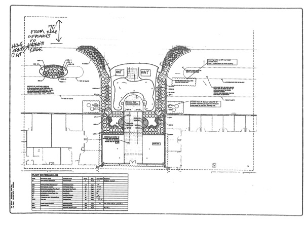 Property blueprint design (Photo: Custom Greenscaping)