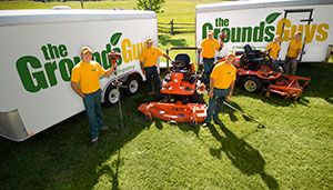 The Grounds Guys crew and equipment (Photo: The Grounds Guys)