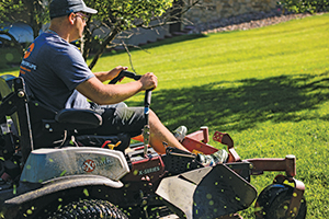 Exmark mower (Photo: Sun Valley Landscaping)
