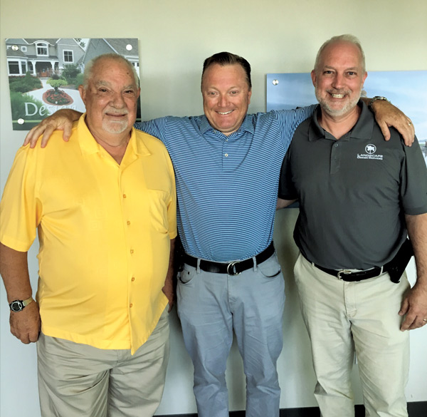 Larry Bakker (left), pictured with Marty Grunder (center) and son Matt Bakker (right). (Photo: Marty Grunder)