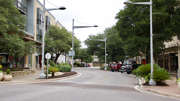 Corridor at The Domain (Photo: Greg Yount, Native Land Design)