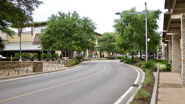 Landscaping shot at The Domain (Photo: Greg Yount, Native Land Design)