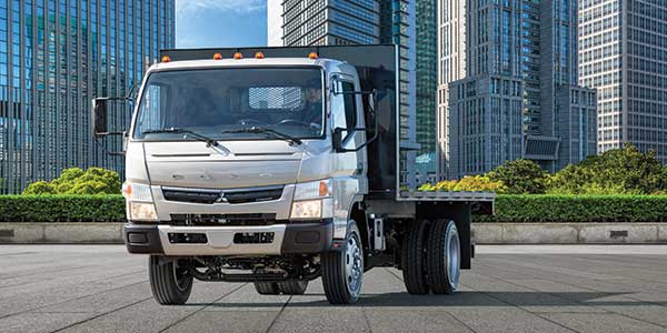 Fuso introduced a new gasoline-powered cabover at the Work Truck Show. Photo: Mitsubishi Fuso Truck of America