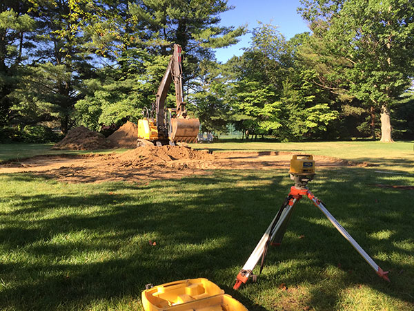 Construction view (Photo: Ledden Palimeno Landscape Co.)