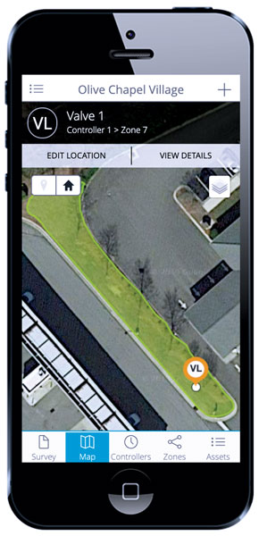 MAPPIN' IT The app allows technicians to look at a map of the property and make notes the clients can easily read. Photo: Tapigo