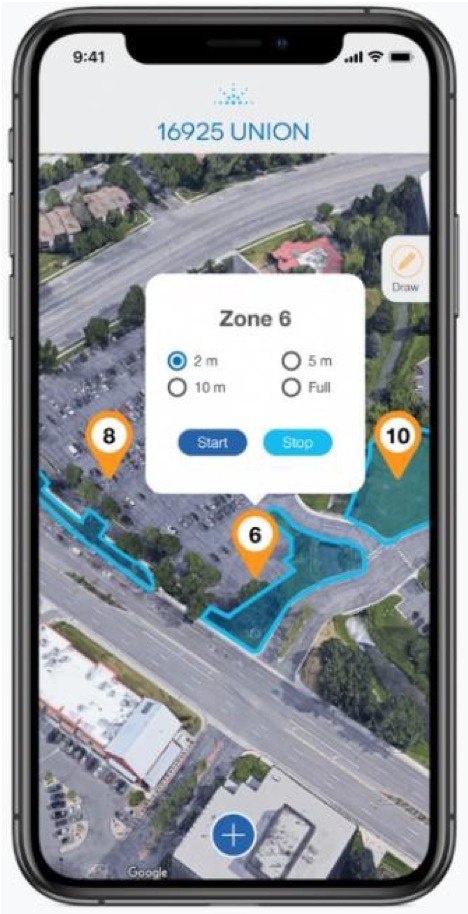 Mobile app (Photo: Smart Rain)