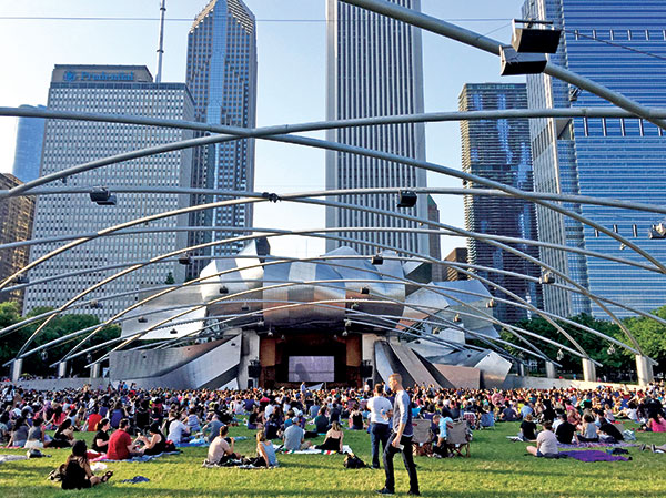 Millennium Park (Photo: Scott Stewart, Millennium Park Foundation)