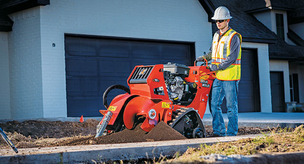 Man with trencher (Photo: Ditch Witch)