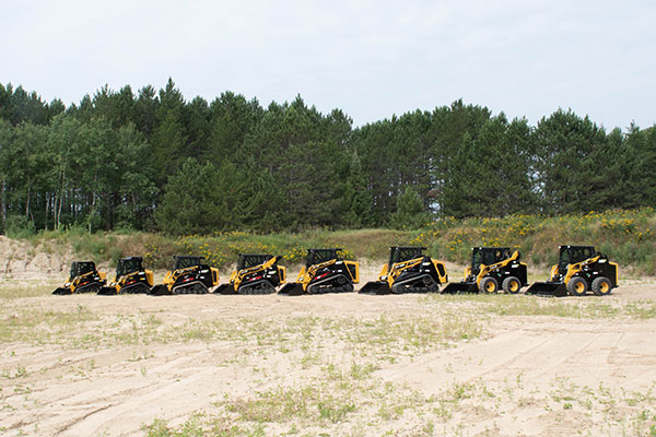 ASV's full line of compact track loaders. (Photo: ASV Holdings)
