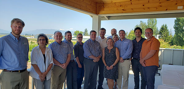 The staff of Urban Forestry Services | Bartlett Consulting alongside key Bartlett employees. (Photo: Bartlett Tree Experts)