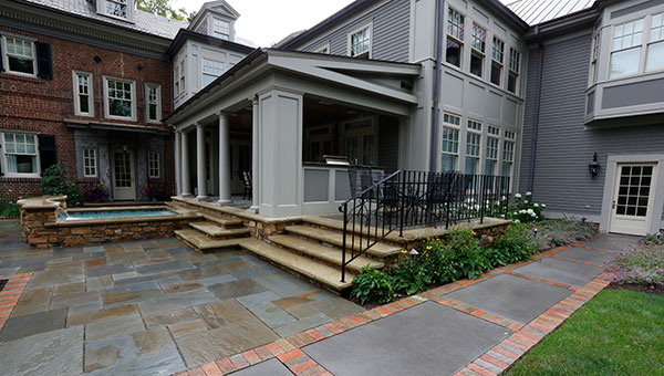 View of back patio view (Photo: Ian Adams Photography)