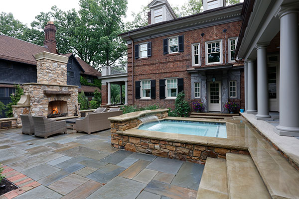 Back patio of house (Photo: Ian Adams Photography)