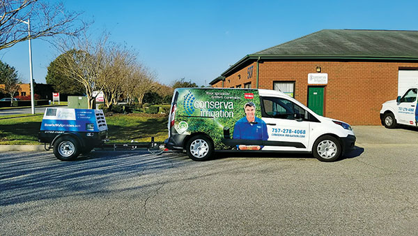 Conserva vehicle (Photo: Conserva Irrigation)