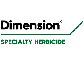 Dimension specialty herbicide (Logo: Corteva Agriscience)