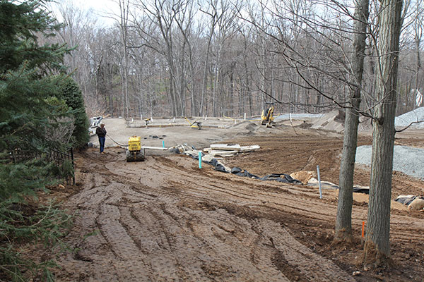 Construction phase of sportsplex (Photo: Brian Koribanick)
