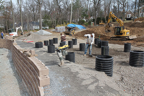 Cabana construction (Photo: Brian Koribanick)