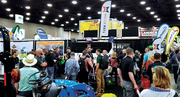 CONNECT GIE+EXPO provides landscape pros, distributors and dealers a chance to network. (Photo: Mulch Mate)