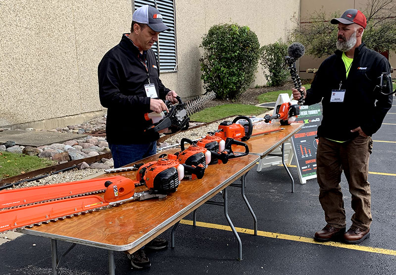 Echo media day hedge trimmers