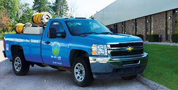 Lush Lawn truck (Photo: Aaron Samson)
