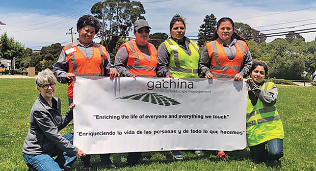 Gachina staff (Photo: Gachina Landscape Management)