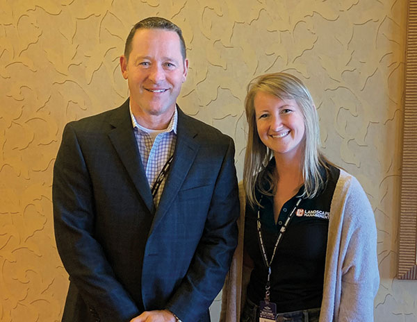 Harold Redman and Sarah Webb (Photo: LM Staff)