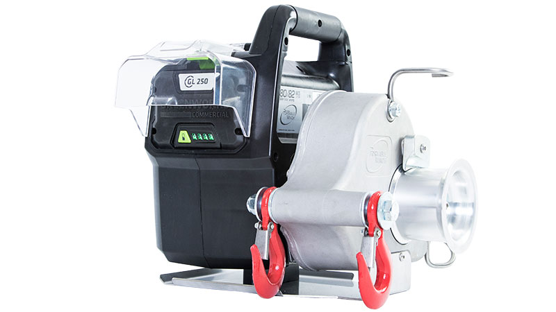 Greenworks GS 82W1 tbattery-powered portable capstan winch