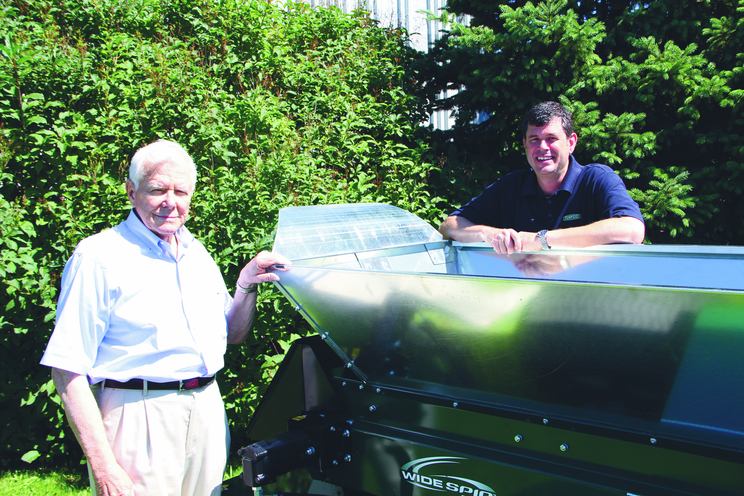 John Kinkead Sr. (left) with son Scott Kinkead. Photo: Seth Jones
