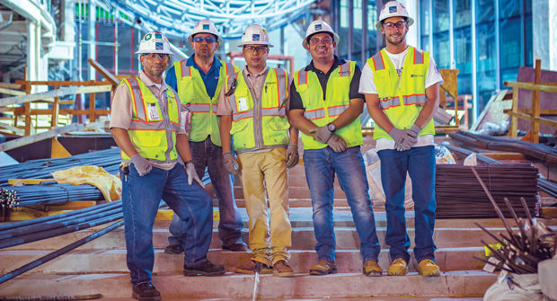 The dedicated safety team at Park West ensures crews get home safely every day. (Photo: Park West)