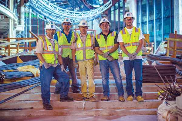 The dedicated safety team at Park West ensures crews get home safely every day. (Photo: Park West)