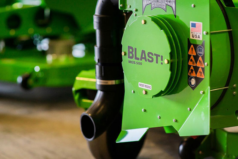 Please Mean Green Mowers' vehicle mounted battery powered blowerFill Out The Following Fields.