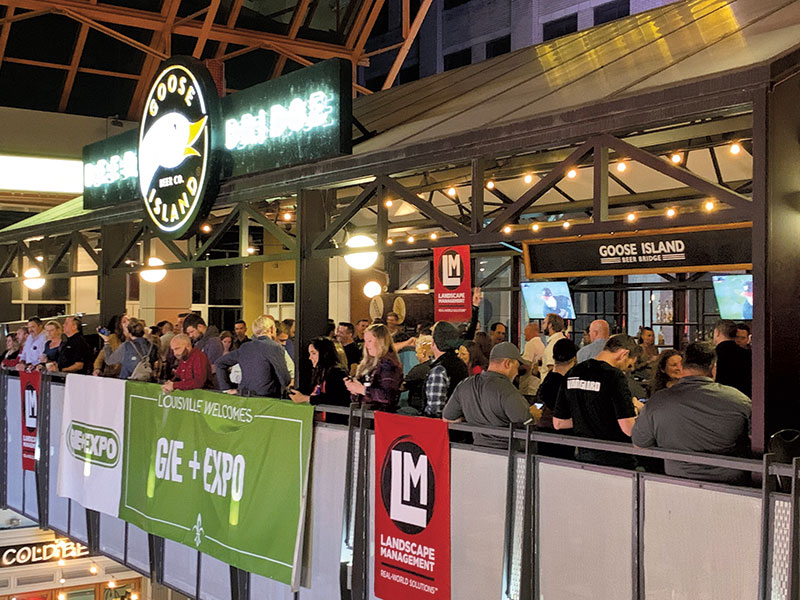 A packed house Partygoers (and many more who wished they could get in) kicked off the week of GIE+EXPO with a bang during our partner appreciation party. It was the perfect way to start off a week full of education, networking and visits with old friends. Photo: LM Staff)