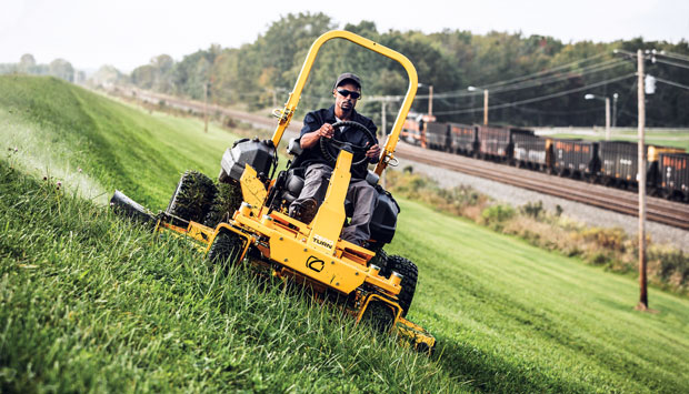 <b>SAFE STEERING</b>Four-wheel steering helps turn the machine in any direction. Photo: Cub Cadet