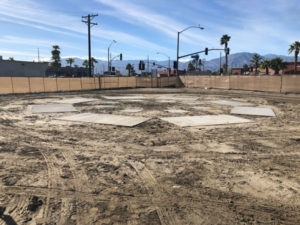 Concrete footings ready for the Etherea art piece. Art pieces needed to be set by 40-ton crane. (Photo: Urban Habitat)