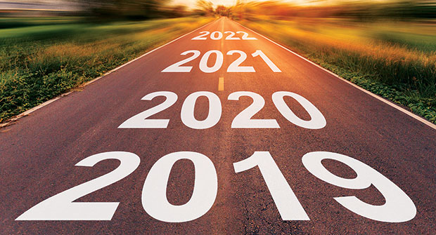 Roadmap with the years 2019-2022 (Photo: tortoon/iStock / Getty Images Plus/Getty Images)