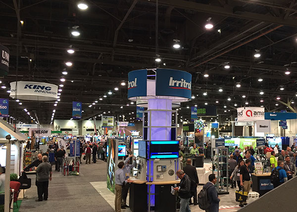 The trade show floor at the Irrigation Show saw a lot of traffic throughout the event. (Photo: LM Staff)