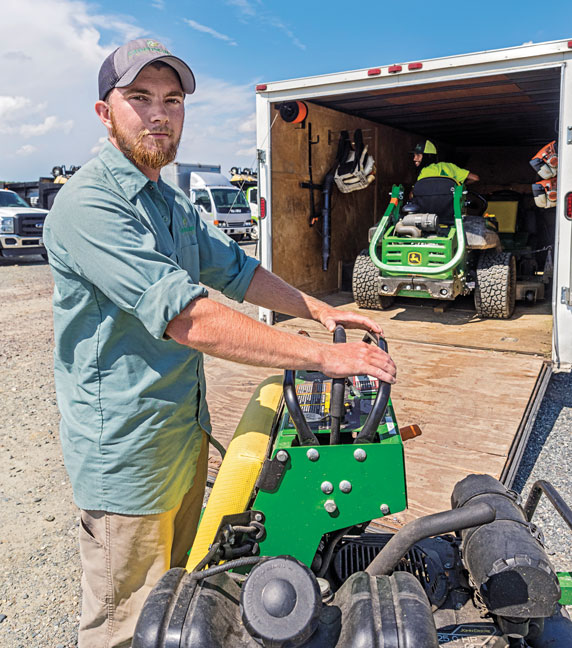 Josh Willis of Greenscapes Land Care, Worton, Md.(Photo: Tony Ventouris, tonyventourisphotography.com)