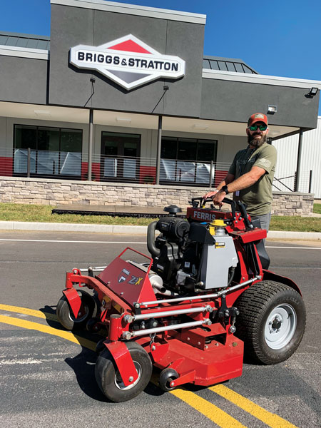 At Briggs & Stratton’s facility in Sherrill, N.Y., Richey Plemons saw firsthand how Ferris machines are built. He credits the opportunity to the nearly 7,000 followers of his YouTube channel. (Photo: Richey Plemons)