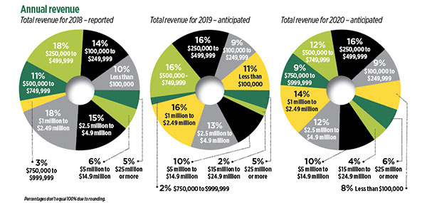 Annual revenue 2018-2020 (Graphic: LM Staff)