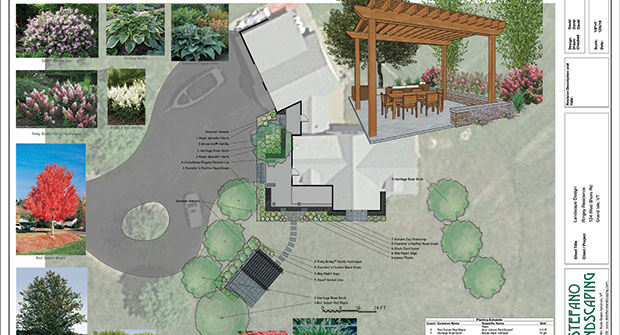 Landscape design plan (Photo: Di Stefano Landscaping)